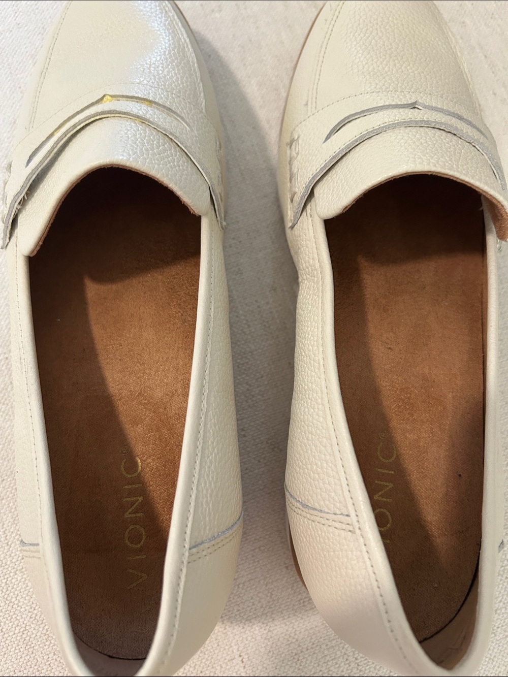 Vionic Women Cheryl II Lug Penny Loafer, Beige, size 11, NEW no tags - Picture 5 of 10